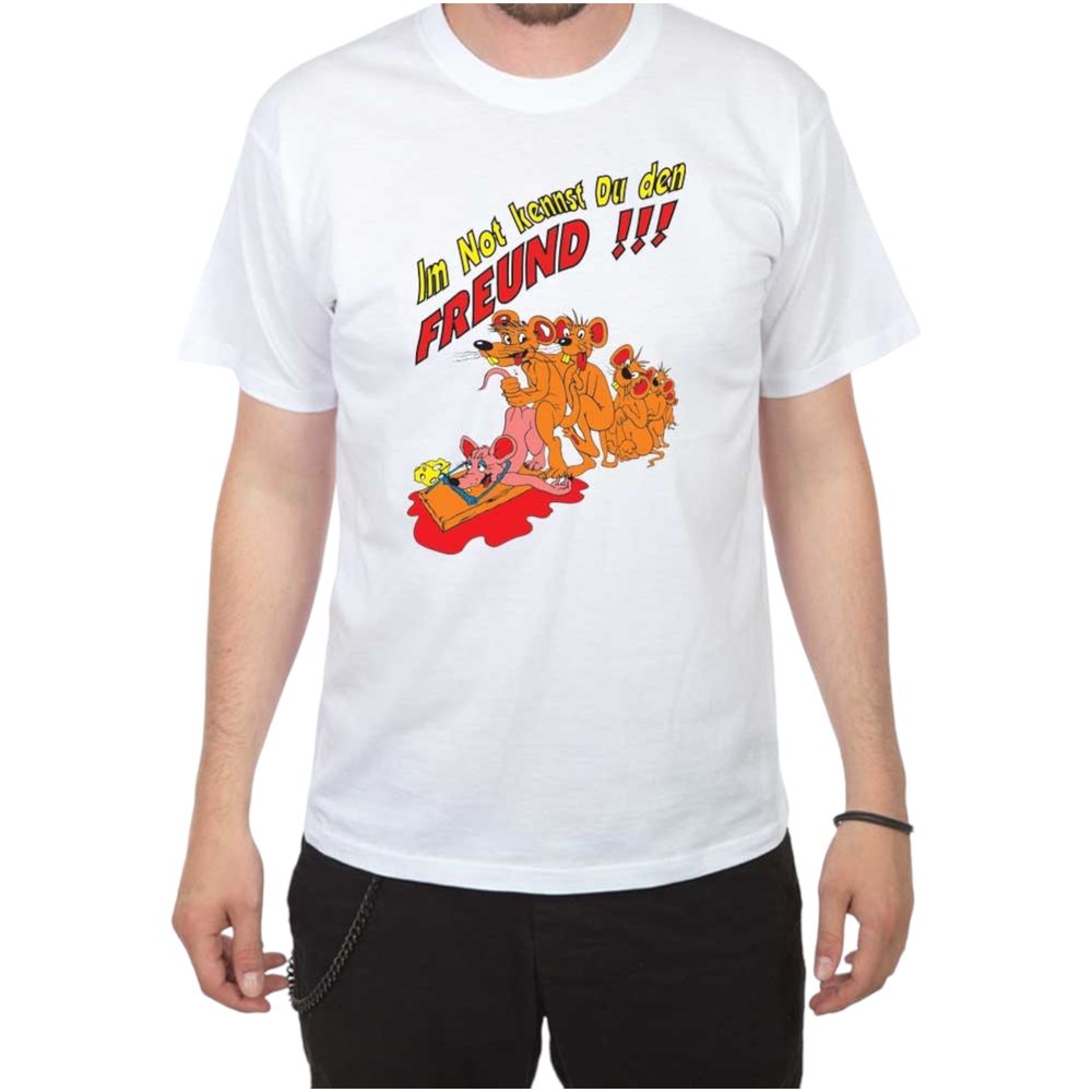 Levně Modadeti Im Not kennst Du den Freund!!! - 3XL bílá
