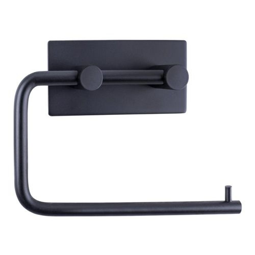 Levně držák toal.papíru BLACK EDITION, samolep.3M, kov