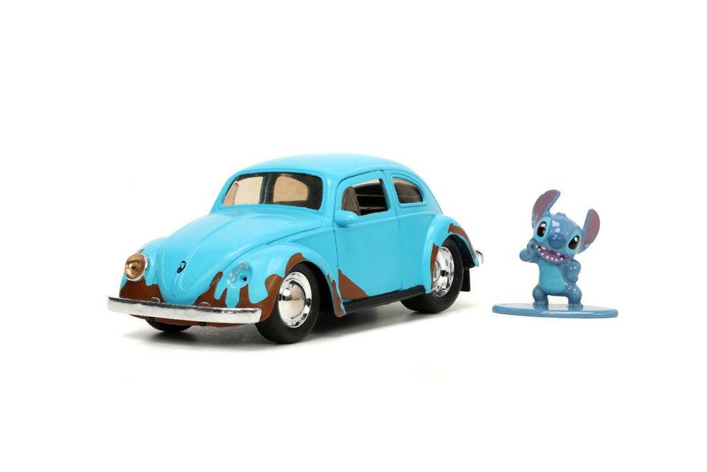 Levně Lilo & Stitch auto 1959 VW Beetle 1:32 a figurka Stitch, DP6