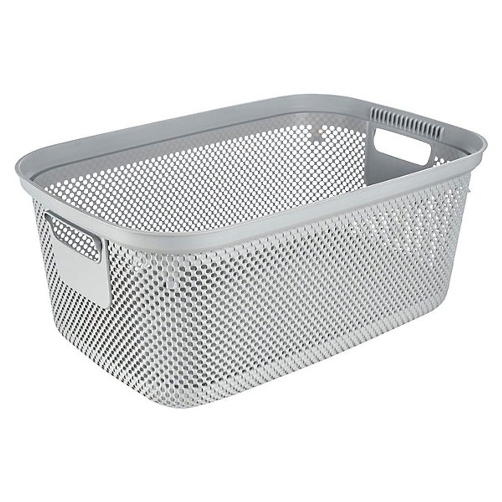 koš 30,0l na čisté pr., BOSSE, sever.šedý, 53x34,5x22,5cm, plast