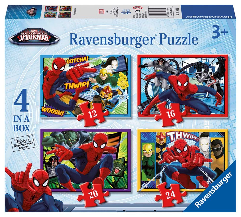 Levně Ravensburger Disney Spider-man 12/16/20/24 dílků