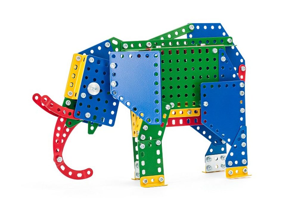 Levně MERKUR - Stavebnice Merkur - ZOO - Slon, 265 dílků