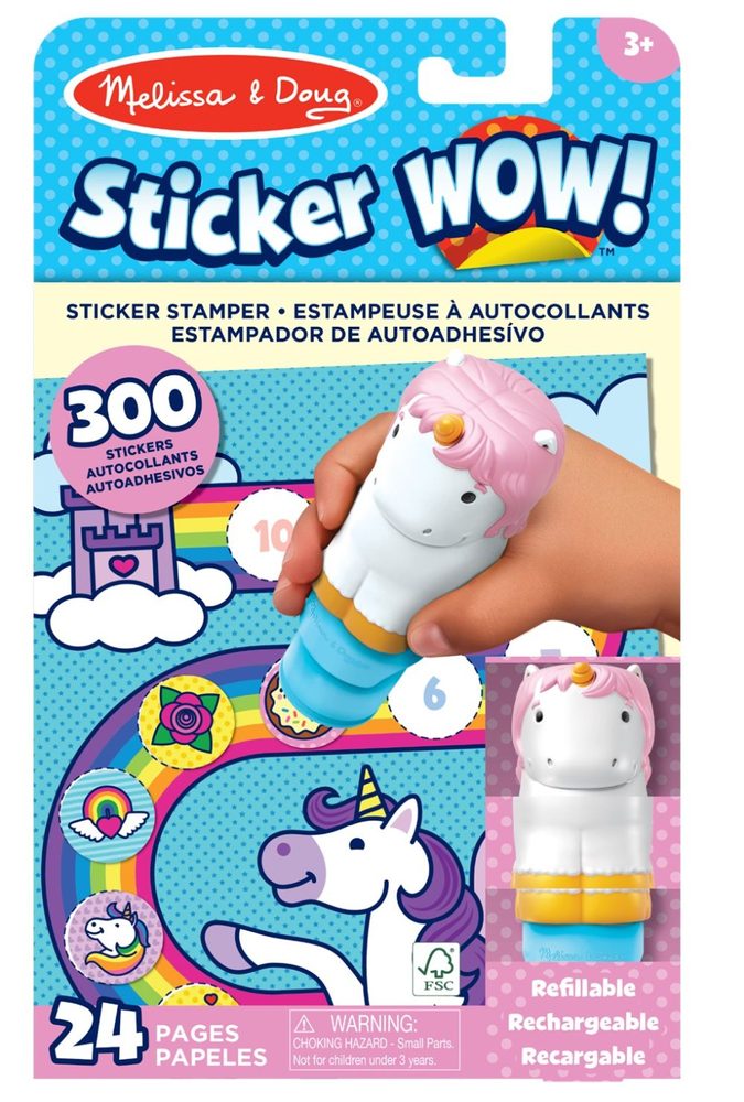 Levně MELISSA & DOUG STICKER WOW SAMOLEPKY JEDNOROŽCI