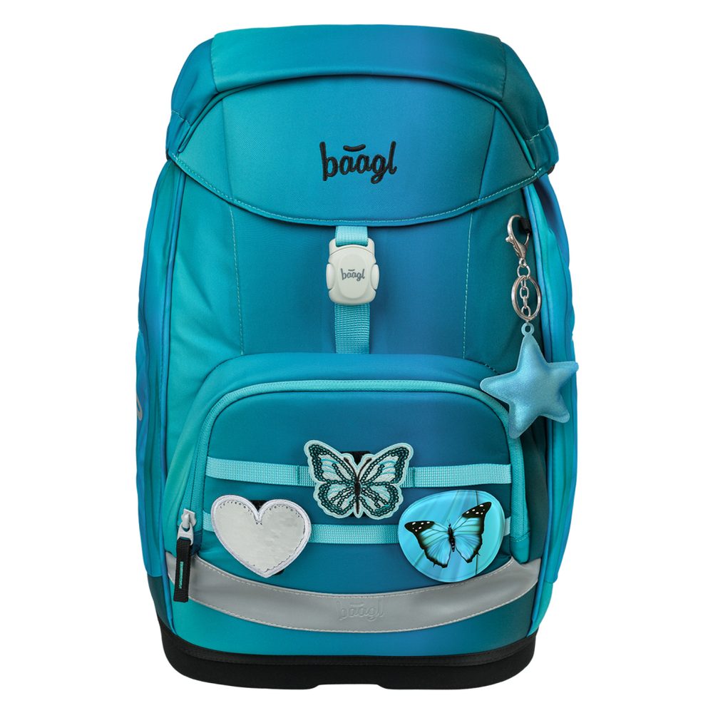 Levně BAAGL Školní batoh Airy Plus Butterfly GRS
