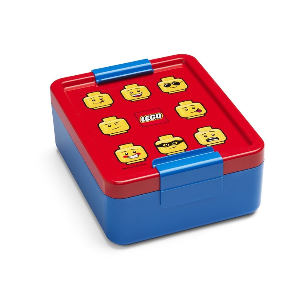 Levně LEGO ICONIC Classic box na svačinu - červená/modrá
