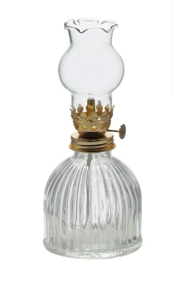 lampa petrolej.-mini,d8x19,5cm, sklo