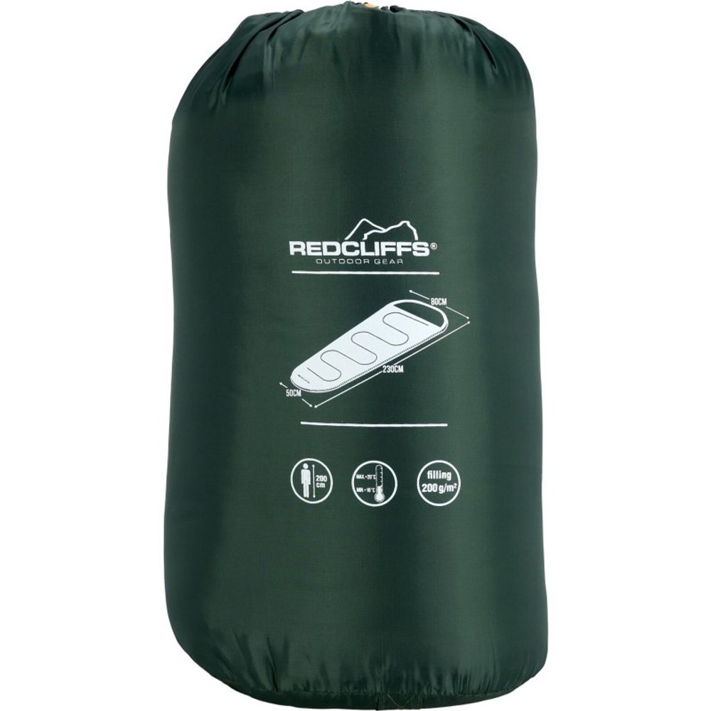Levně PROGARDEN Spací pytel mumie 230 cm zelená KO-X98000270zele