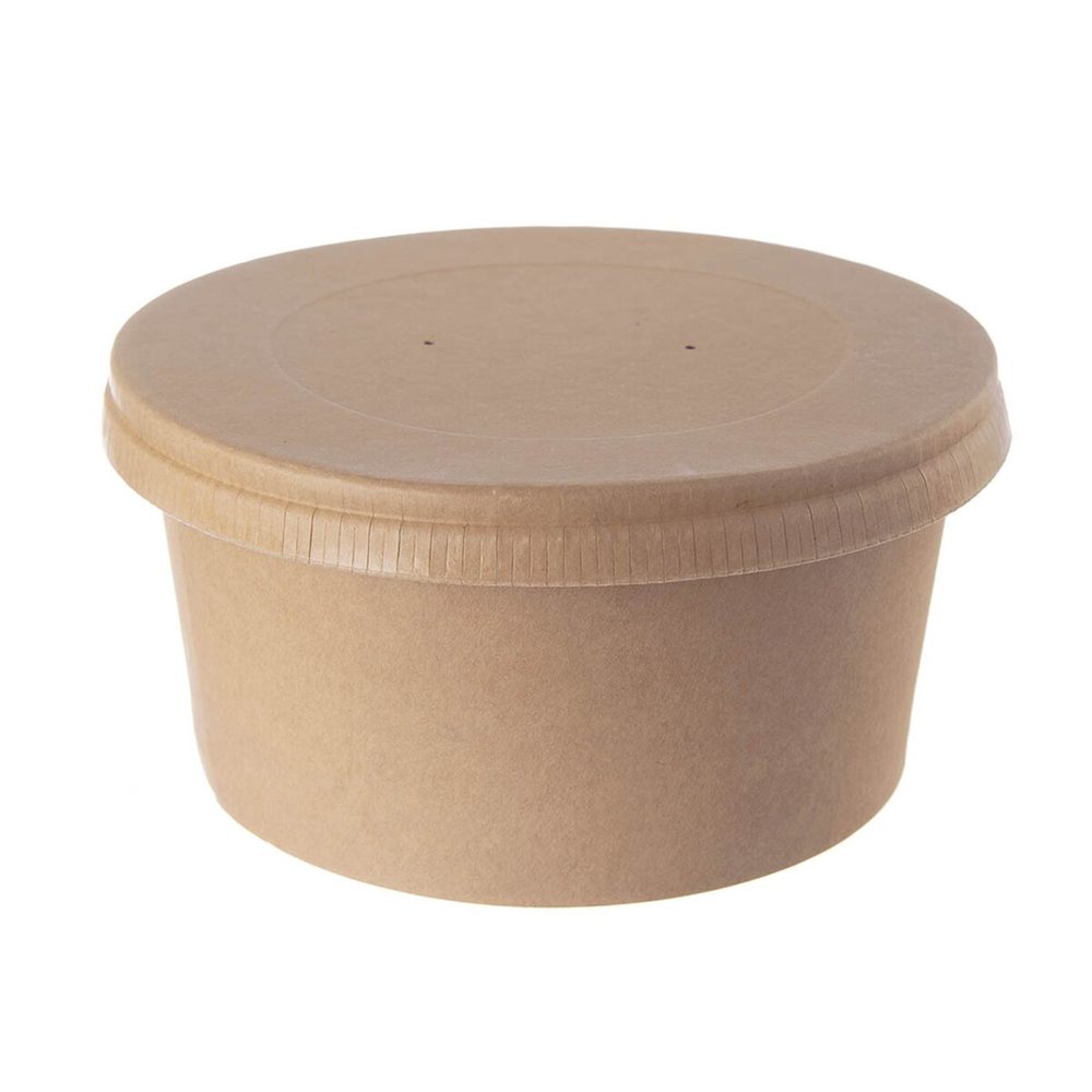 Levně Miska NATURE s víkem pr. 14,5 cm 5 ks