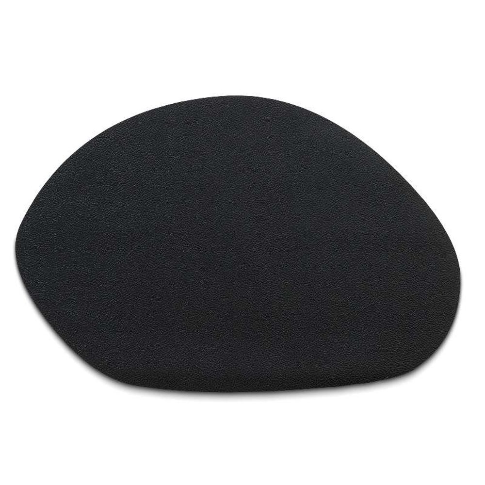 Levně KELA Prostírání Stone PU kůže černá 45,0x30,0x0,2cm KL-12651
