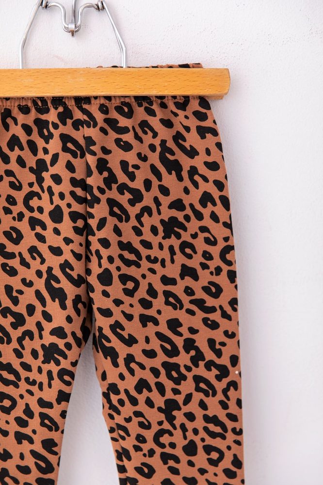 Levně Lily Grey Thermo Legíny Lily Grey leopard hnědý - 98