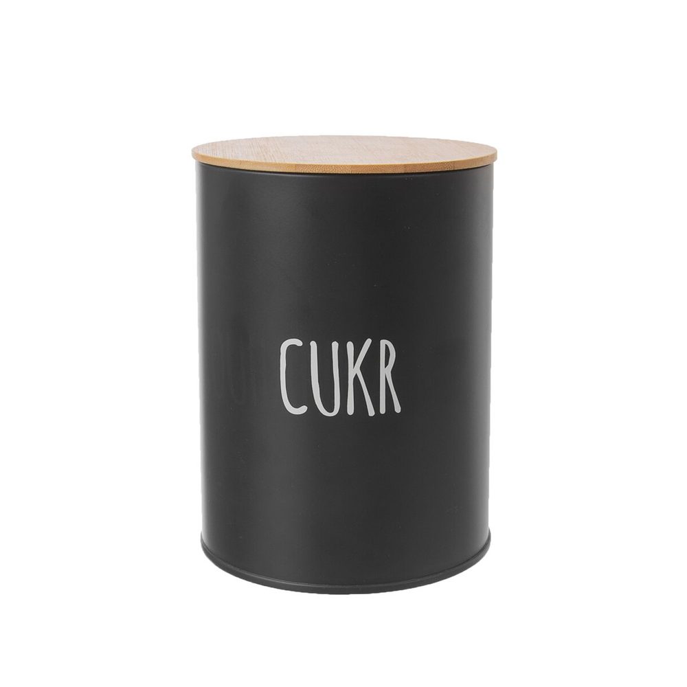 Levně Dóza Cukr BLACK pr. 11 cm
