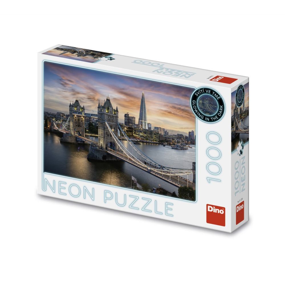 Levně SOUMRAK NAD TOWER BRIDGE 1000 neon Puzzle