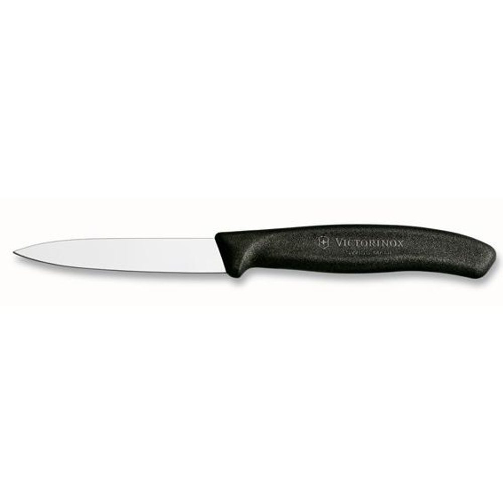 Levně VICTORINOX NŮŽ NA ZELENINU VICTORINOX SWISSCLASSIC, ČERNÁ 8CM