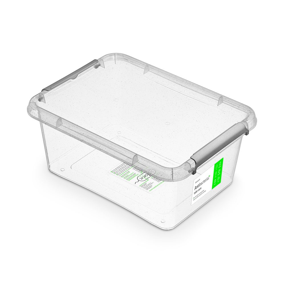 Levně antibakter.box 12,5 l 39x29x16,5cm, transp.plast