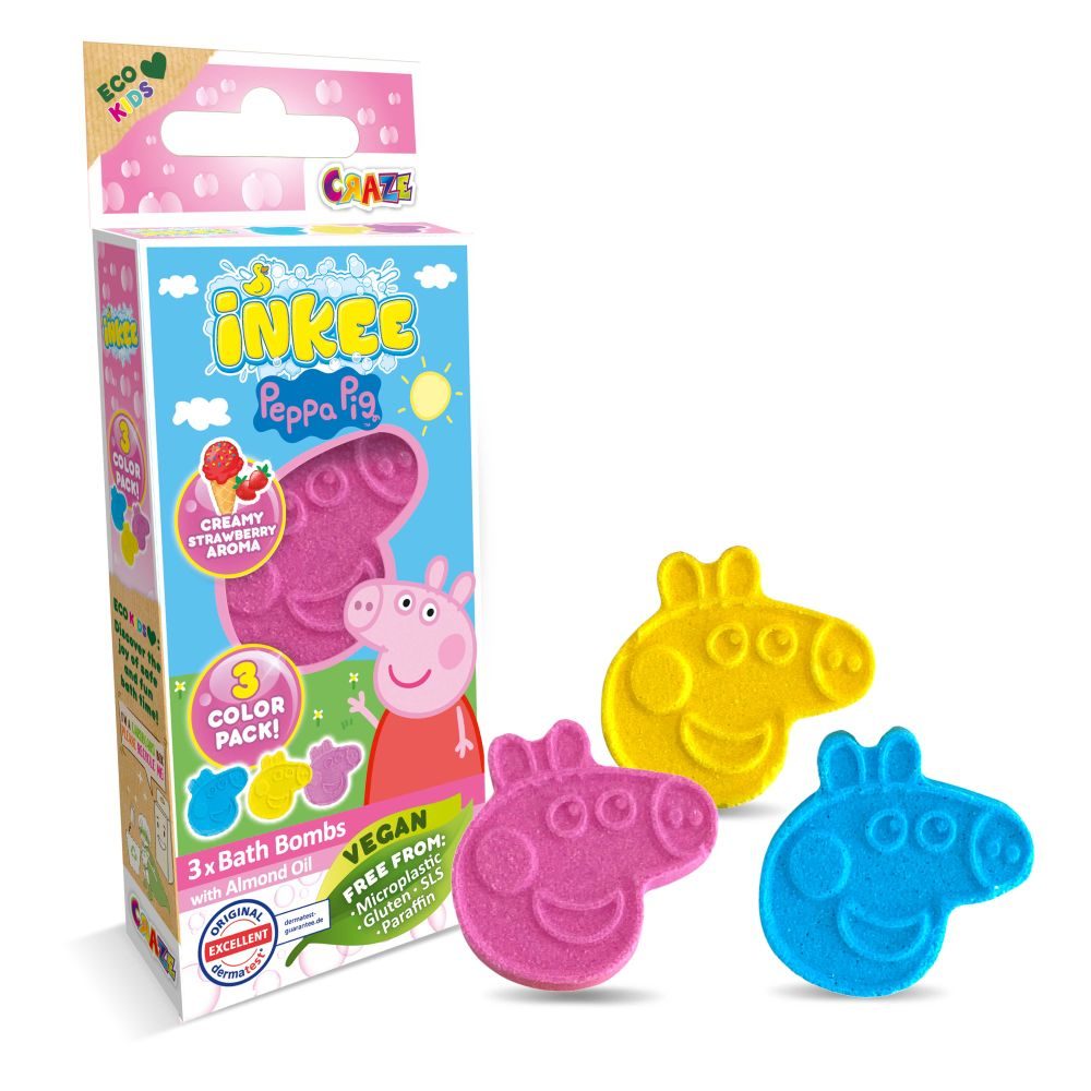 Levně INKEE - Mini pack šumivá bomba - Peppa pig
