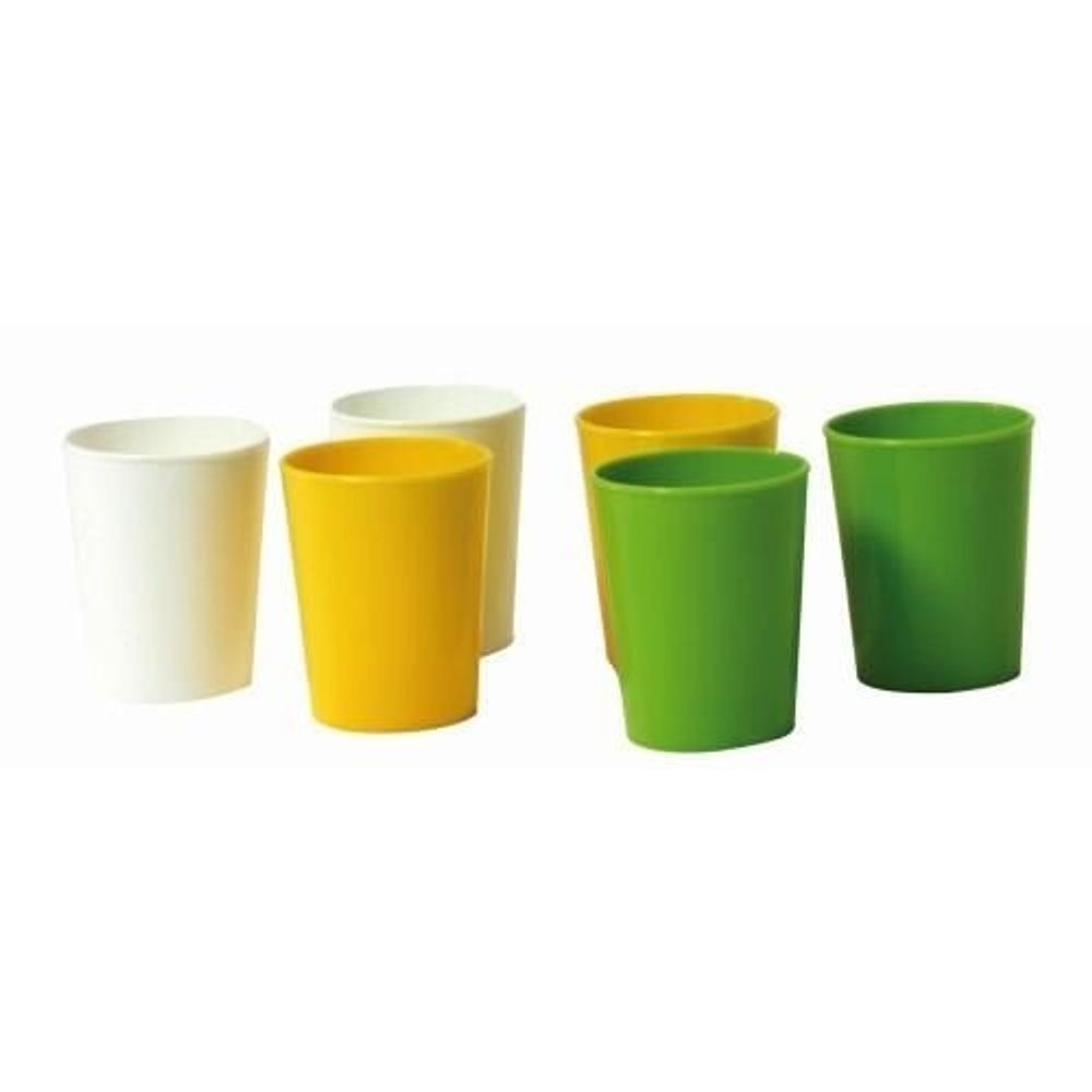 Levně panák 40ml- 6ks-MIX barev, plast