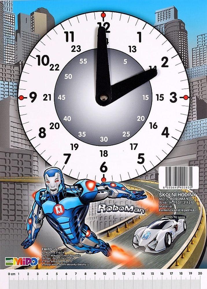Levně EMIPO Školní hodiny Roboman