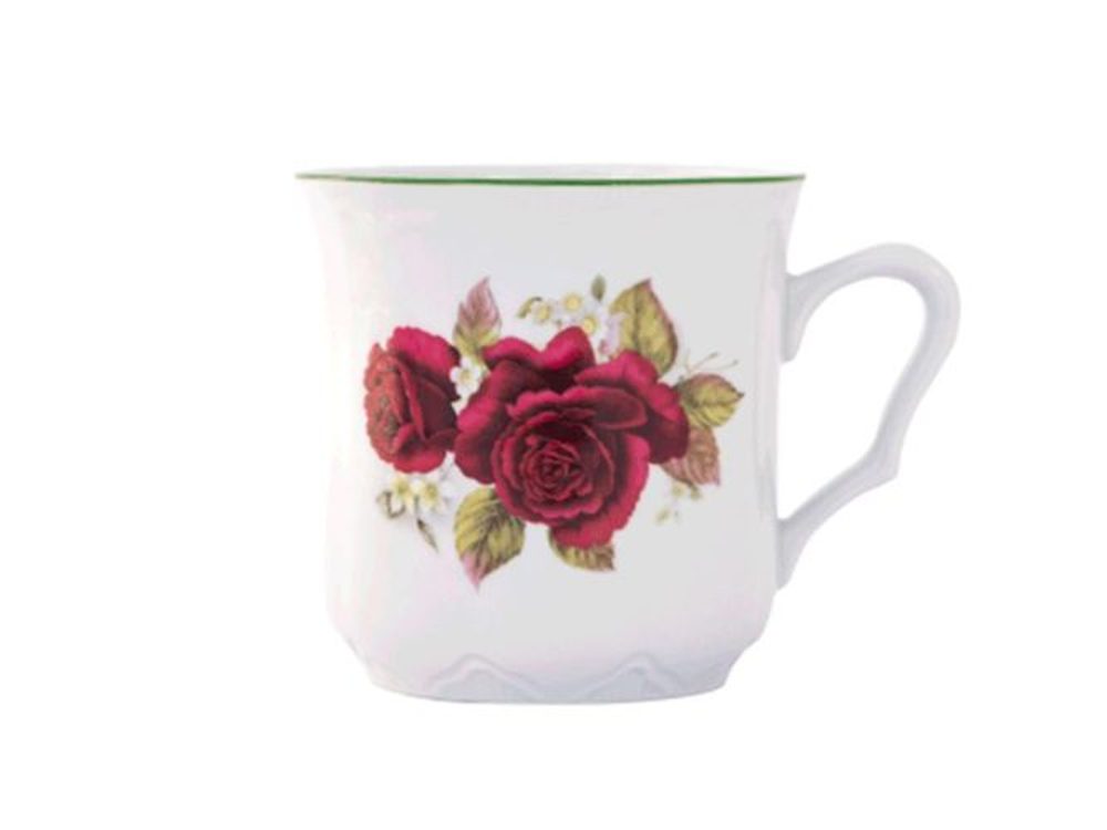 Levně hrnek 270ml KAREL-RŮŽE, čes.porcelán