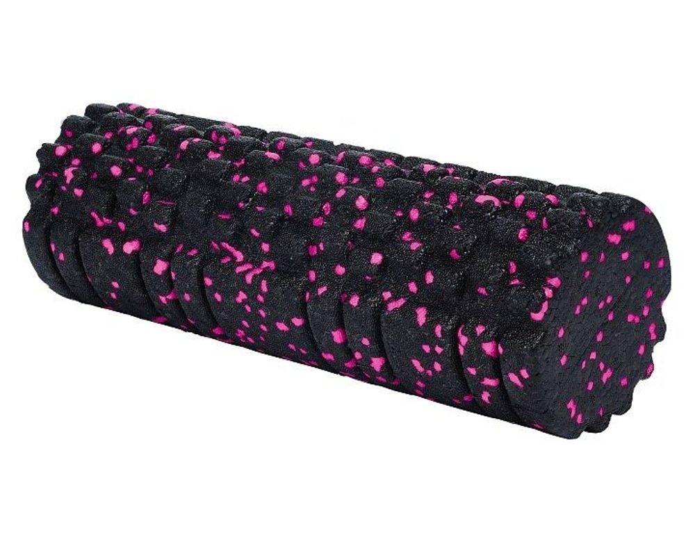 Levně XQMAX Masážní válec pěnový Foam Roller s výstupky 33 x 14 cm růžová KO-8CS000430ruzo