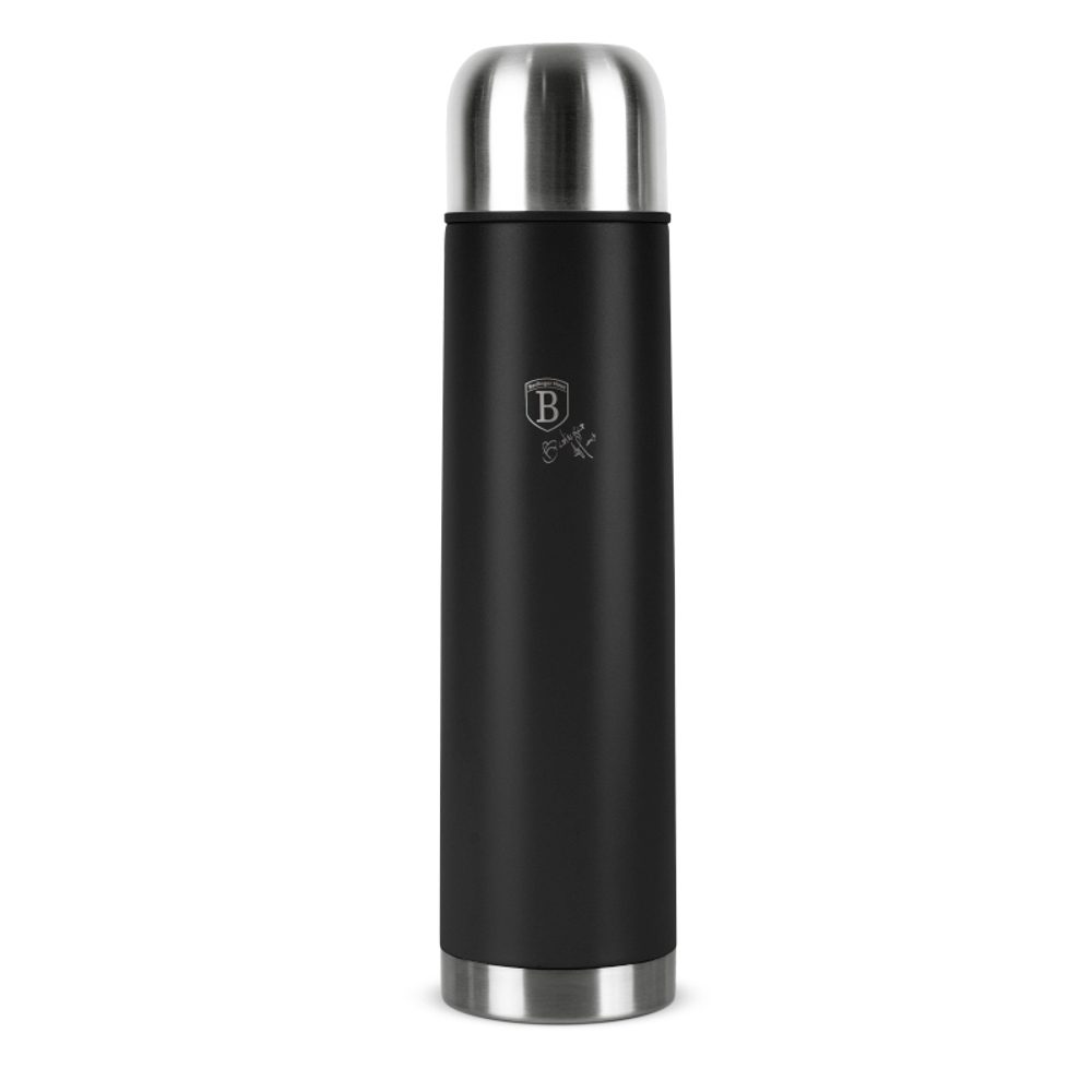 Levně BERLINGERHAUS Termoska nerez 1 l Matte Black Collection BH-8731