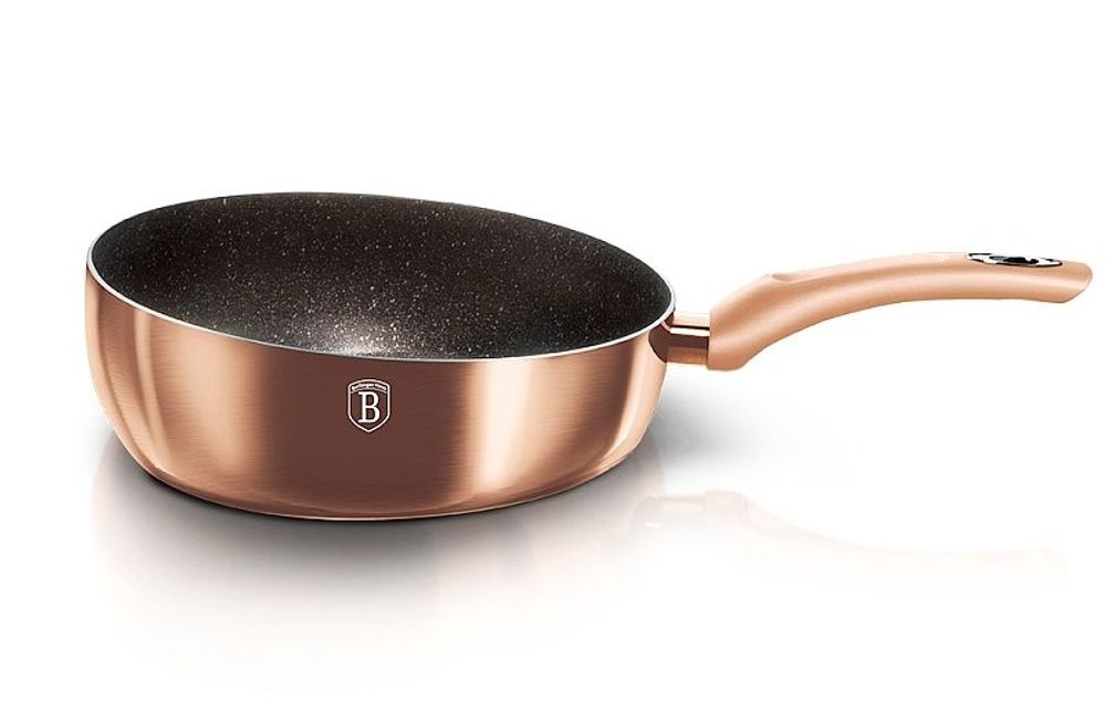 Levně BERLINGERHAUS Pánev prohazovací 26 cm Rosegold Metallic Line BH-1522