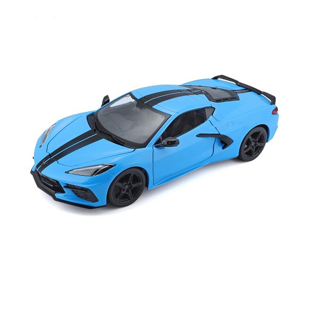 Levně Maisto - 2020 Chevrolet Corvette Stingray Coupe Z51, modrá, 1:24