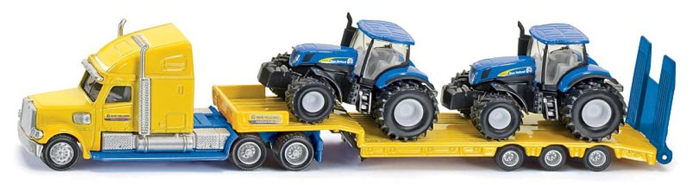 Levně SIKU Super - Tahač s vlekem a 2 traktory New Holland 1:87