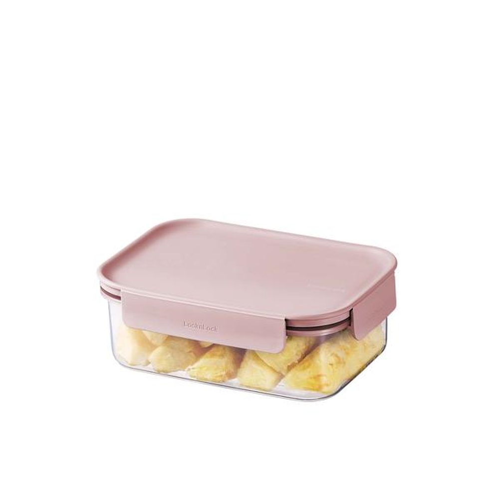 Levně LOCKNLOCK DÓZA NA POTRAVINY LnL CLASSIC PLUS 420ML PP RŮŽOVÁ
