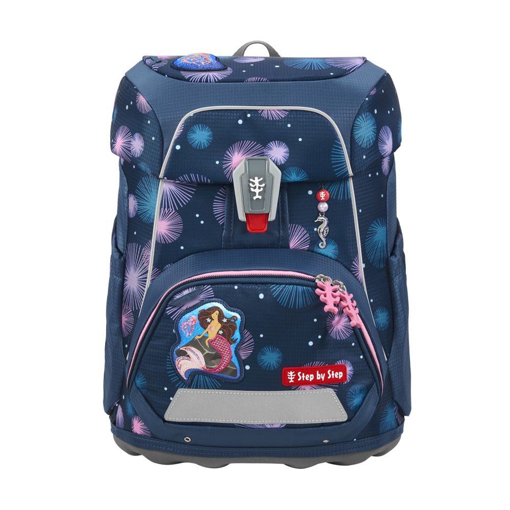 Levně Step by Step Školní aktovka FIT, Mermaid Delia - 5 dílný set, AGR certifikát
