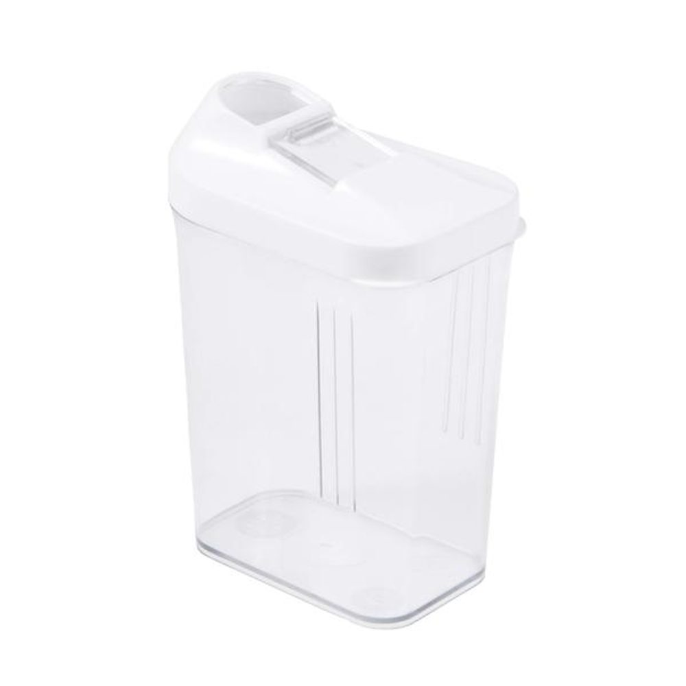 Levně Keeeper ZÁSOBNÍK NA SYPKÉ SUROVINY BÍLÁ 11,5X7X21CM 1.5L