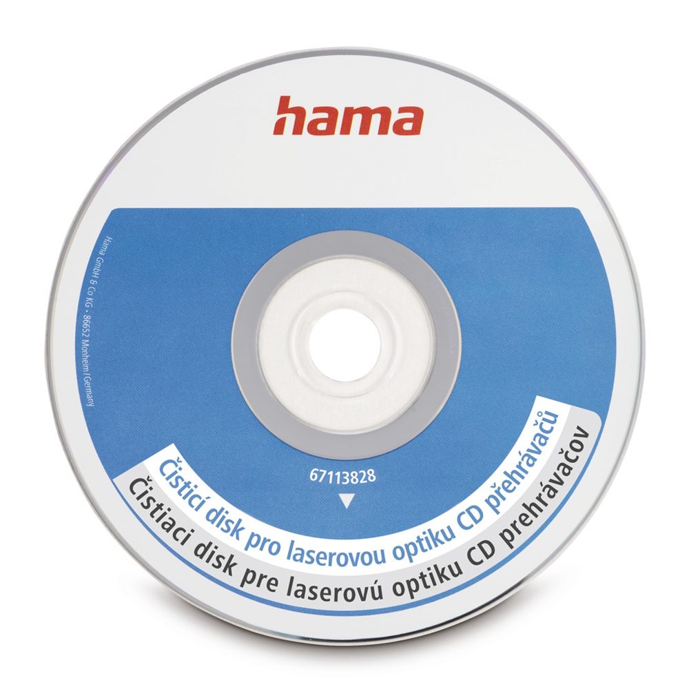 Levně Hama CD čisticí disk, s čisticí kapalinou a úložním obalem