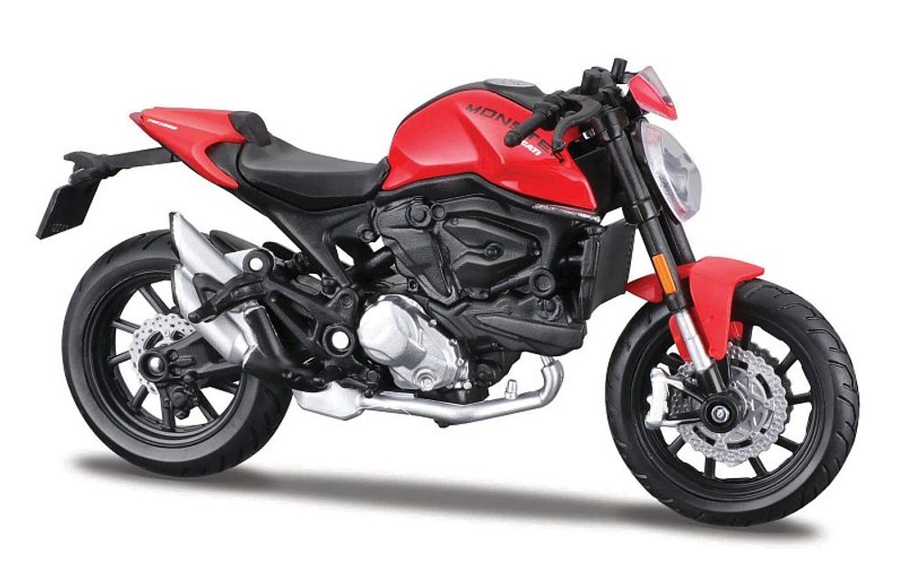 Levně Maisto - Motocykl, Ducati Monster, červená, 1:18