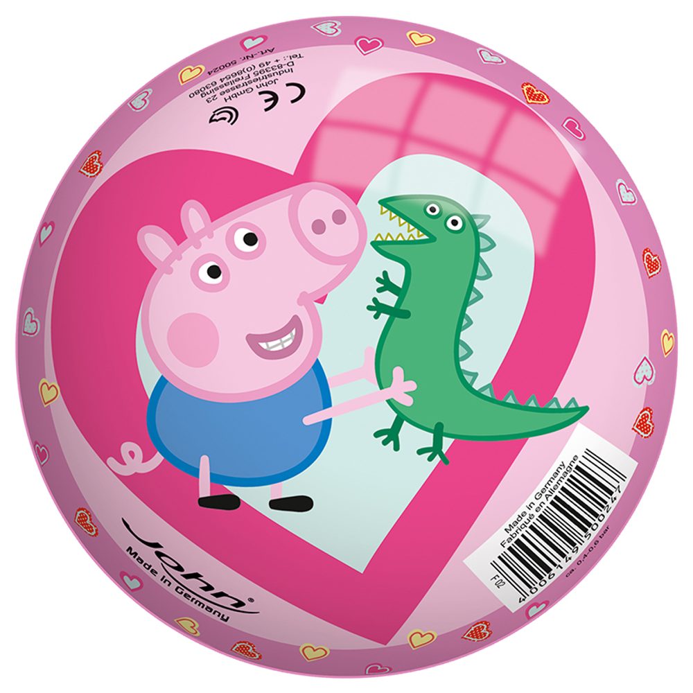 Levně Míč Pepa Pig 130 mm