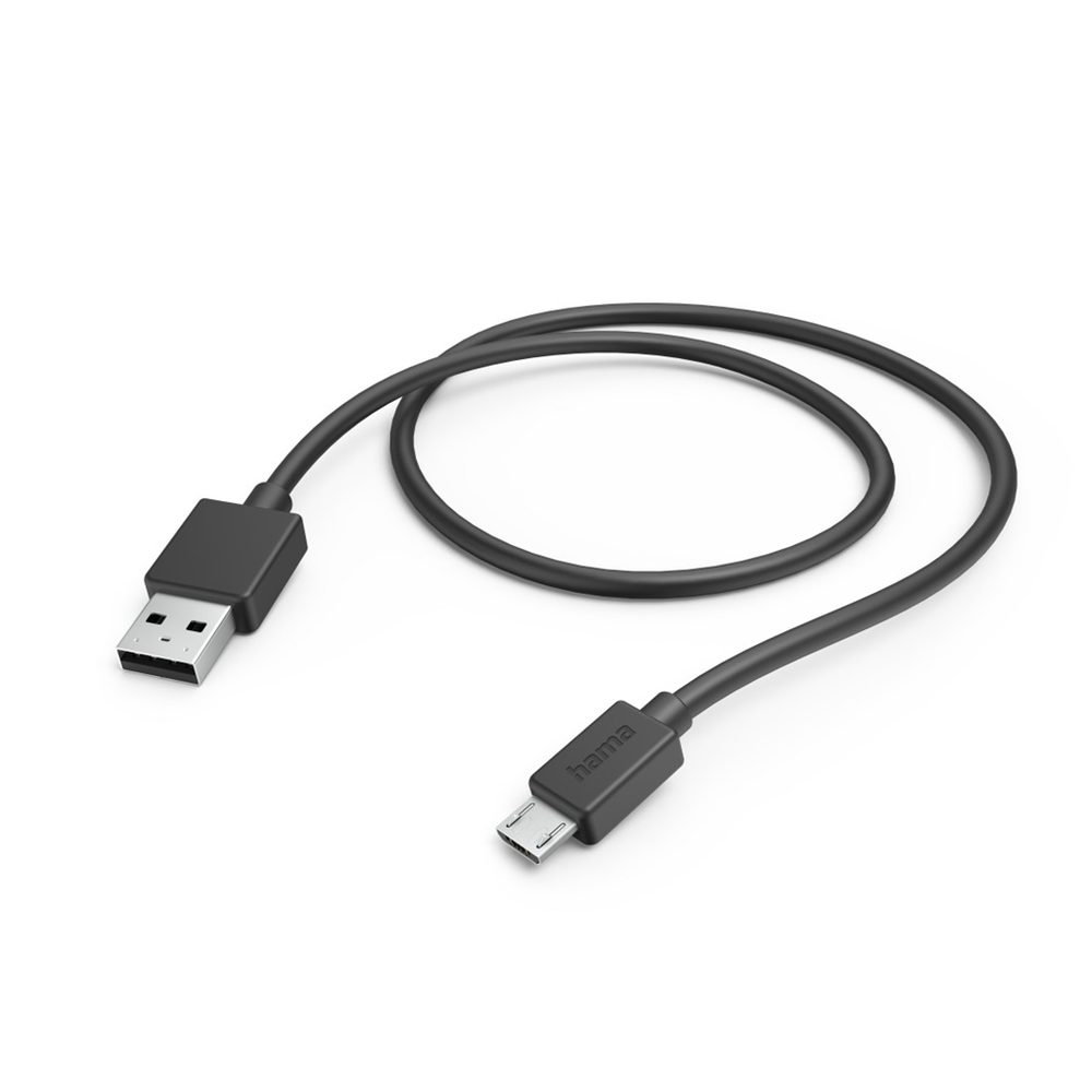 Levně Hama micro USB 2.0 kabel, 1 m, černý