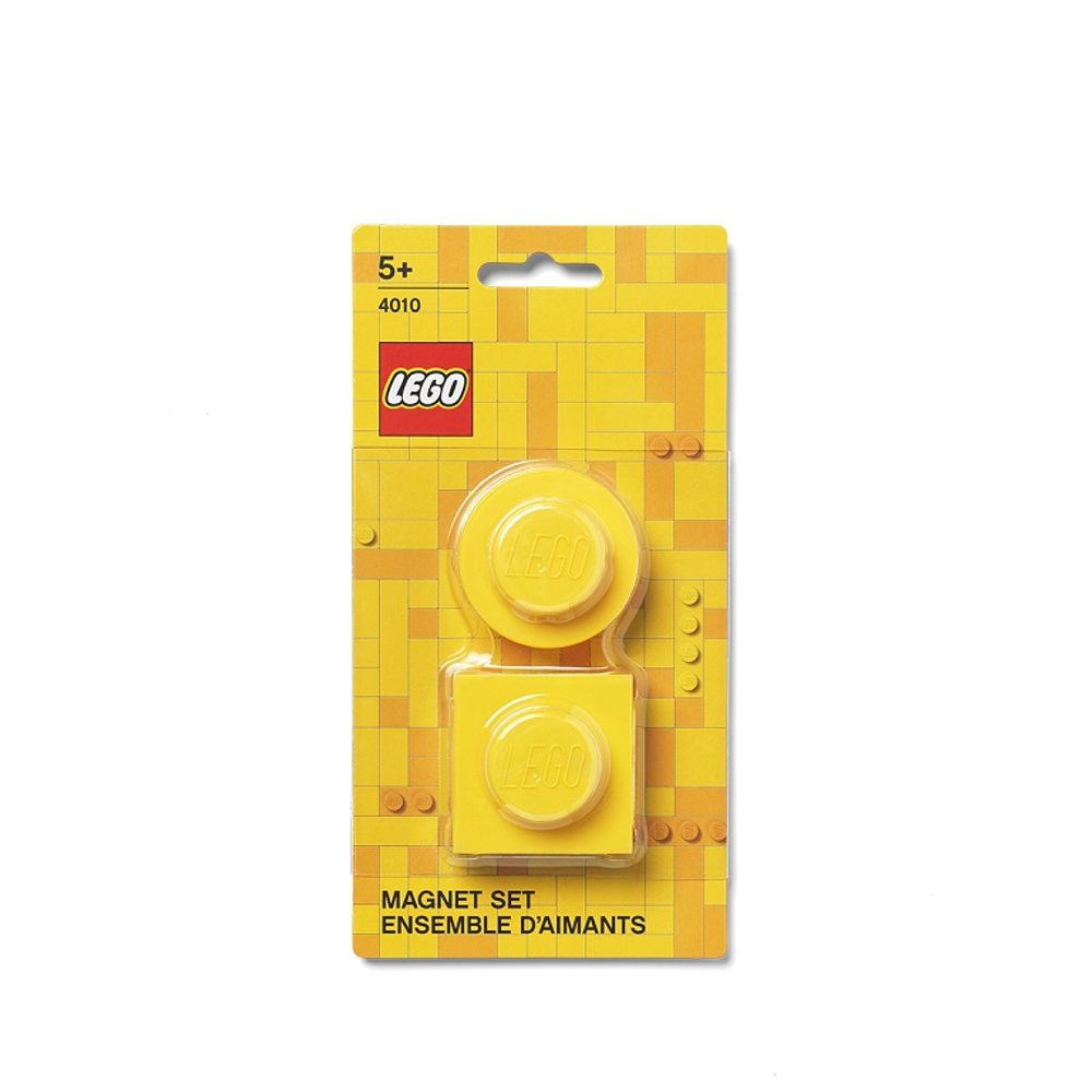 Levně LEGO magnetky, set 2 ks - žlutá