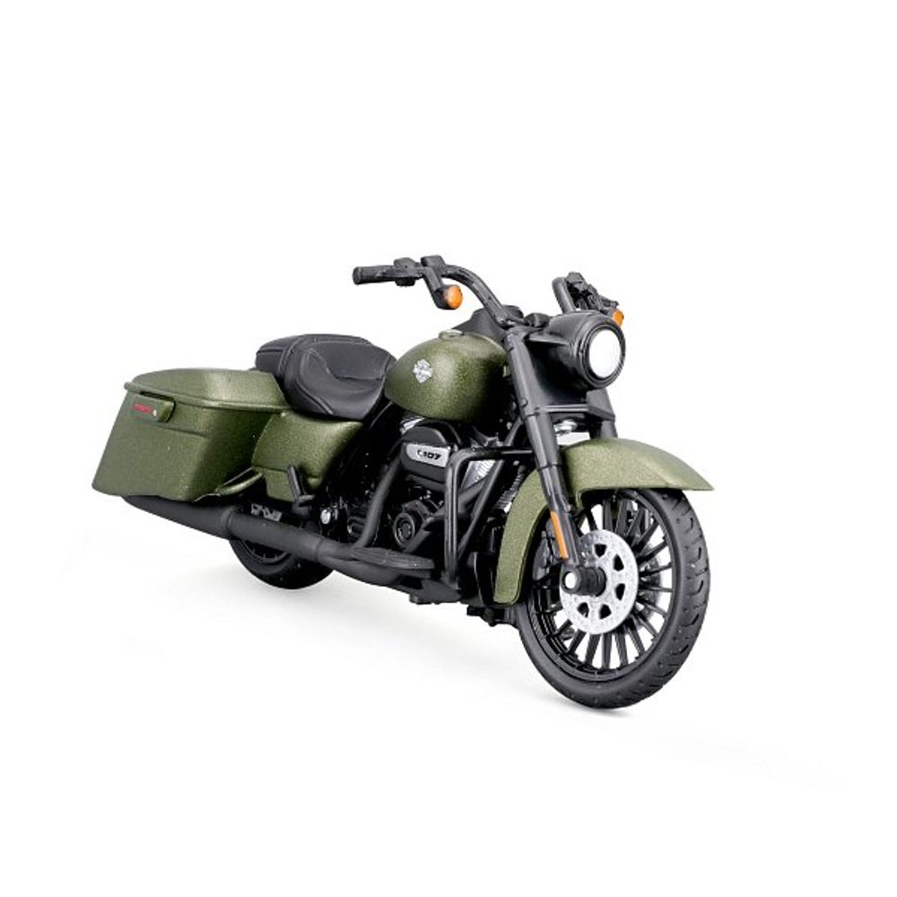 Levně Maisto - HD - Motocykl - 2022 Road King Special, zelená, 1:18