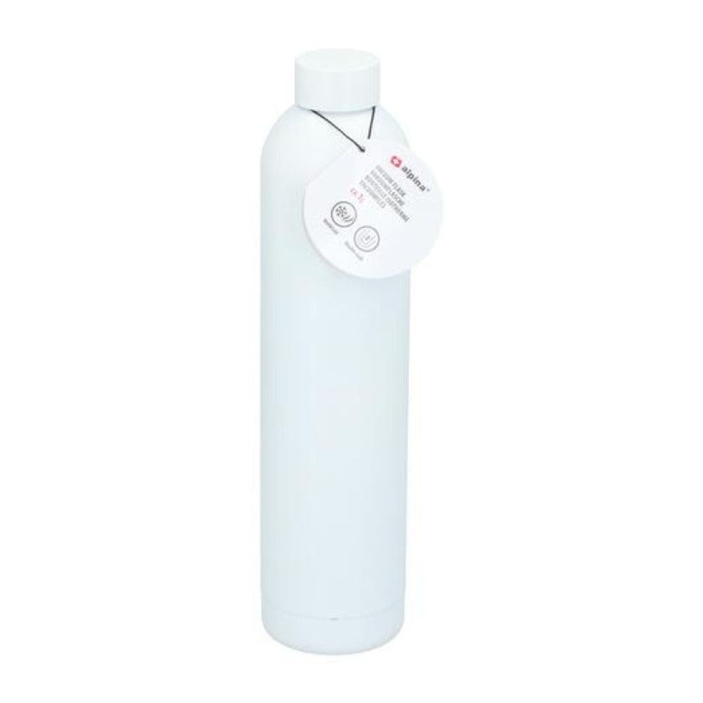 Levně EDCO Termoska láhev na pití 1000 ml nerez bílá ED-250678bila
