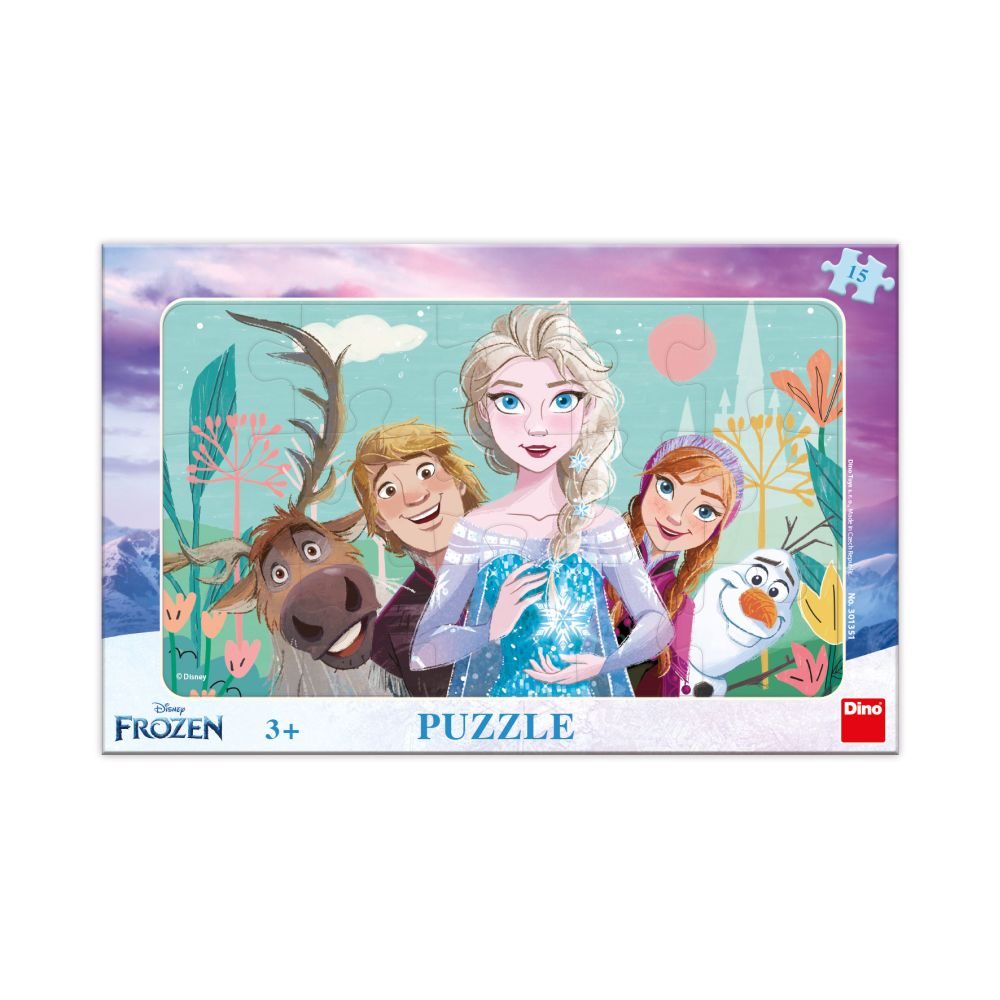 Levně FROZEN: RODINA 15 deskové Puzzle