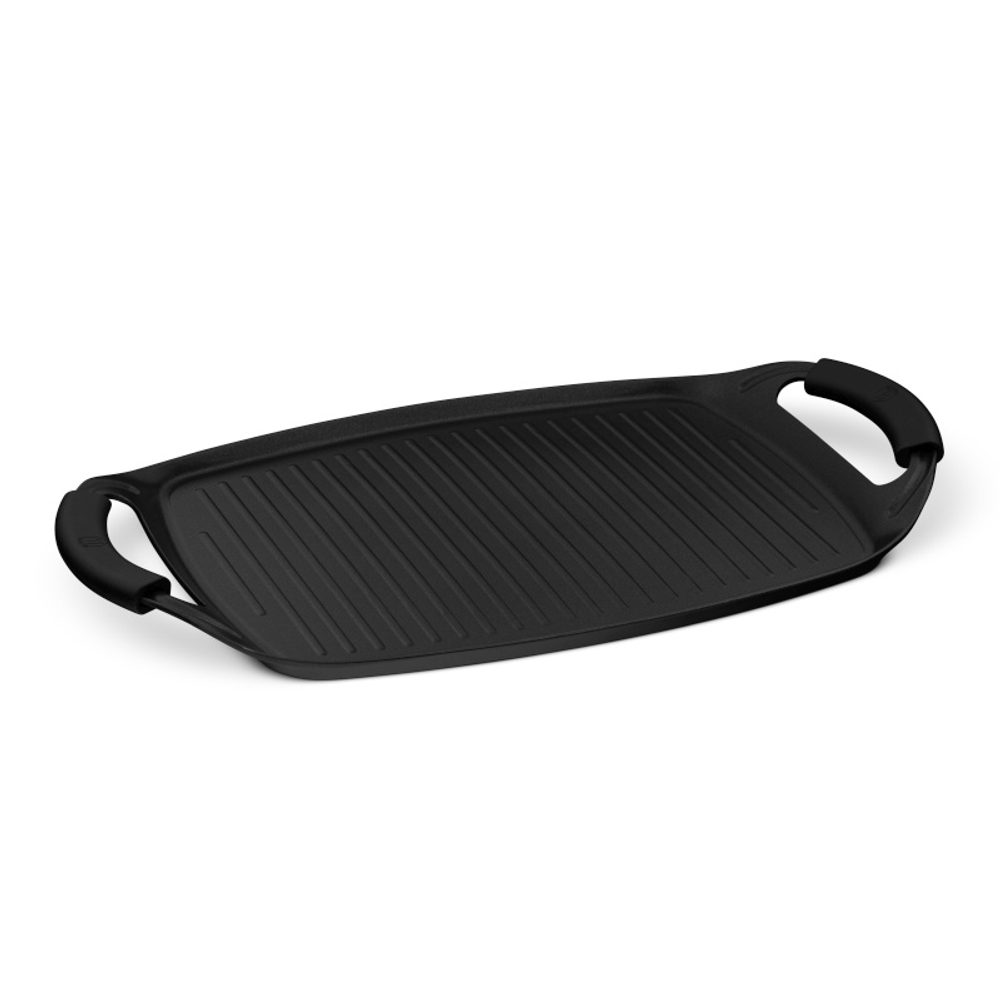 Levně BERLINGERHAUS Grilovací deska s titanovým povrchem 47 cm Matte Black Collection BH-8194
