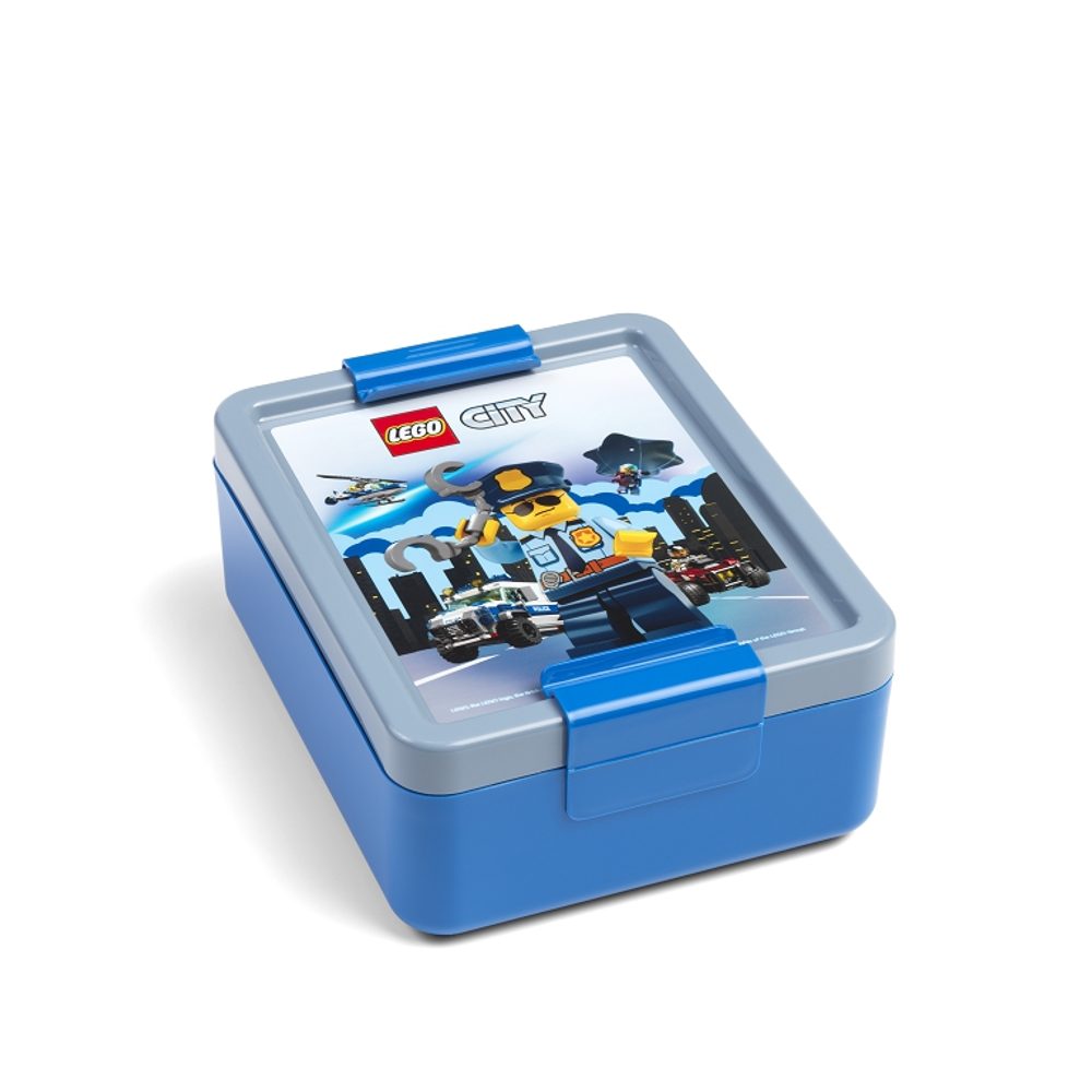 Levně LEGO City box na svačinu - modrá