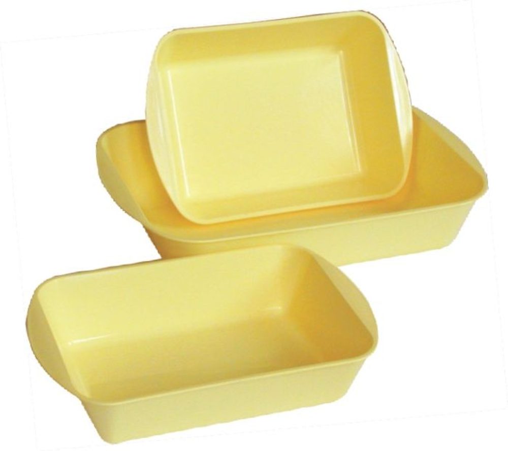 Levně miska 3díl.sada obalovací, plast