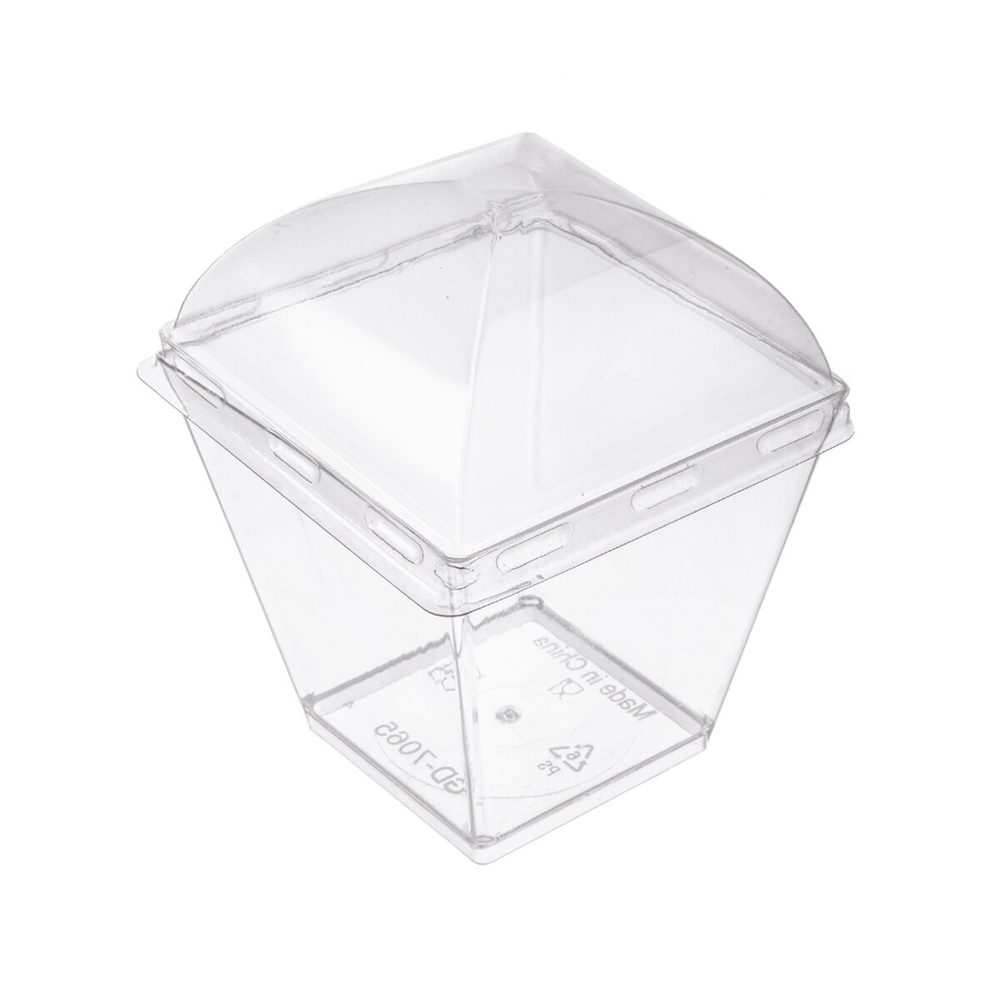 Levně Pohárek s víčkem panna cotta 0,19 l 6 ks