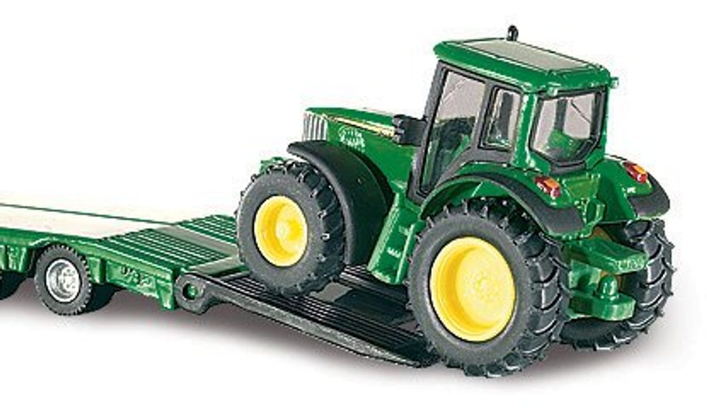 Levně SIKU Farmer - Tahač s podvalníkem a traktory John Deere, měřítko 1:87
