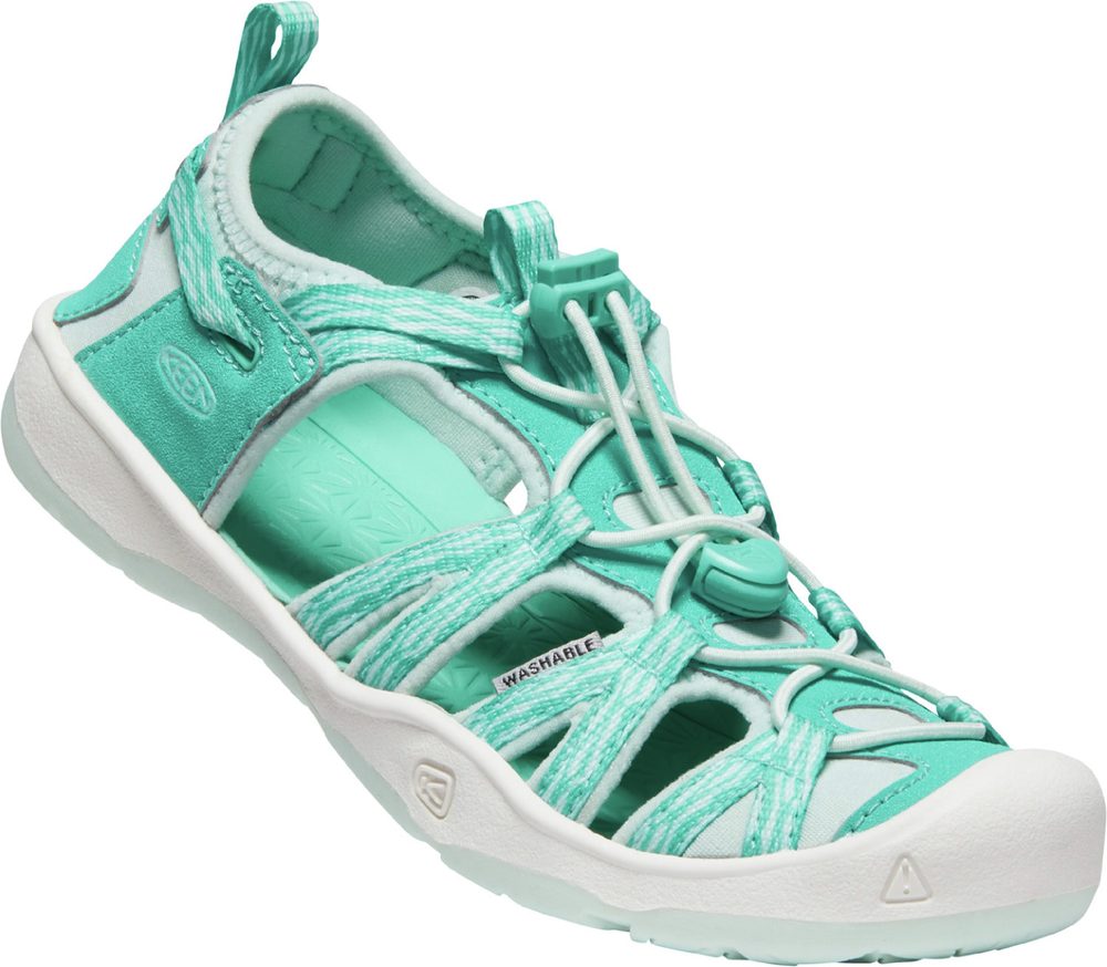 Levně KEEN MOXIE SANDAL YOUTH waterfall/blue glass - 34