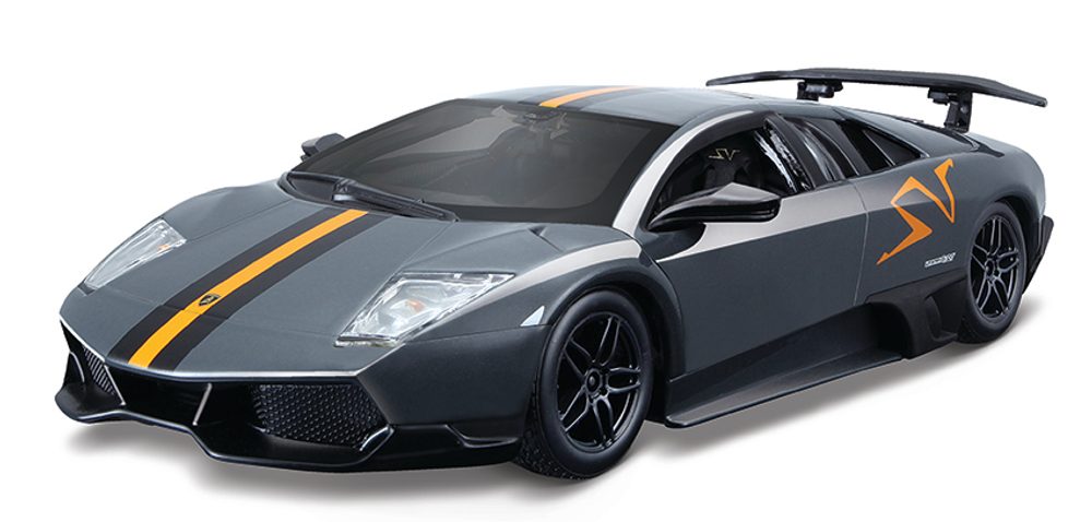Levně Bburago 1:24 Lamborghini MURCIELAGO LP 670-4 SV Metallic Grey