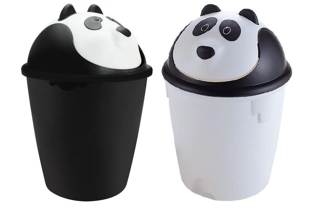 Levně koš odp. 6l PANDA d23,5x34cm, výklopný