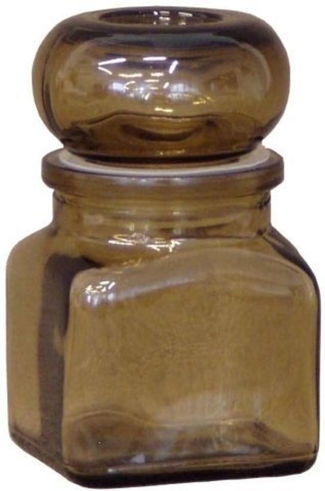 Levně dóza 120ml kouř.TK120/K, 5,5x5,5x9,5cm, sklo