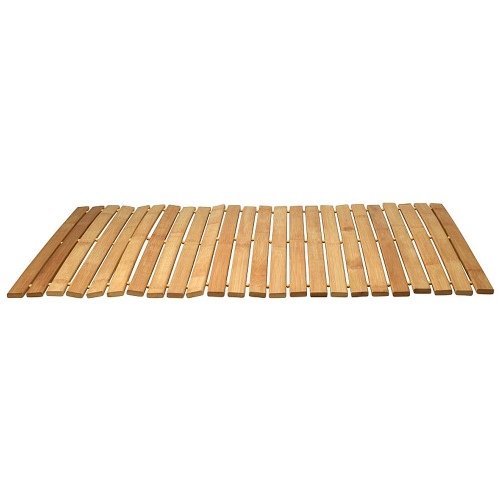 Levně Bathroom Solutions Koupelnová předložka dřevěná přírodní 40 x 60 cm KO-HX9100640
