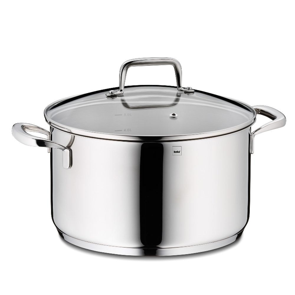 Levně KELA Hrnec s poklicí nerez 18/10 FLAVORIA 24 cm KL-10176