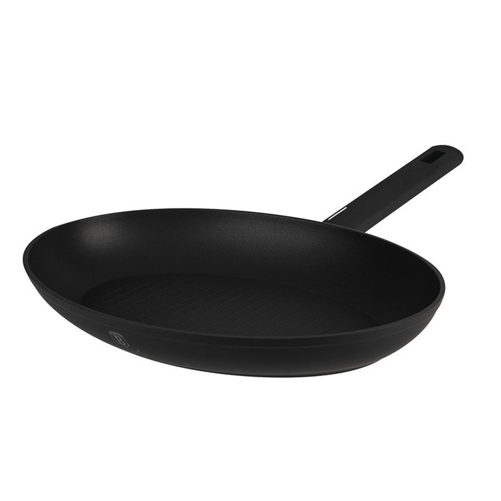 Levně BERLINGERHAUS Pánev na ryby s titanovým povrchem 35x25 cm Matte Black Collection BH-8191